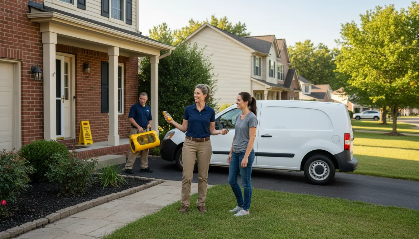 Water restoration image for Dehumidification And Cleanup Services in Fairhope, AL